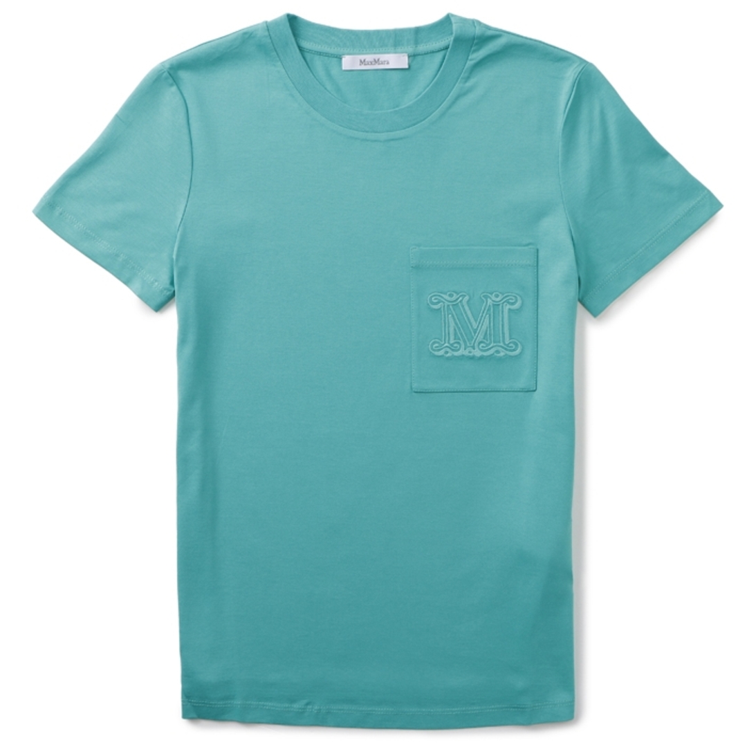 マックスマーラ MAX MARA Tシャツ 半袖 VALIDO コットン クルーネック ジャージー ショートスリーブシャツ 2319410232 0006 MENTA