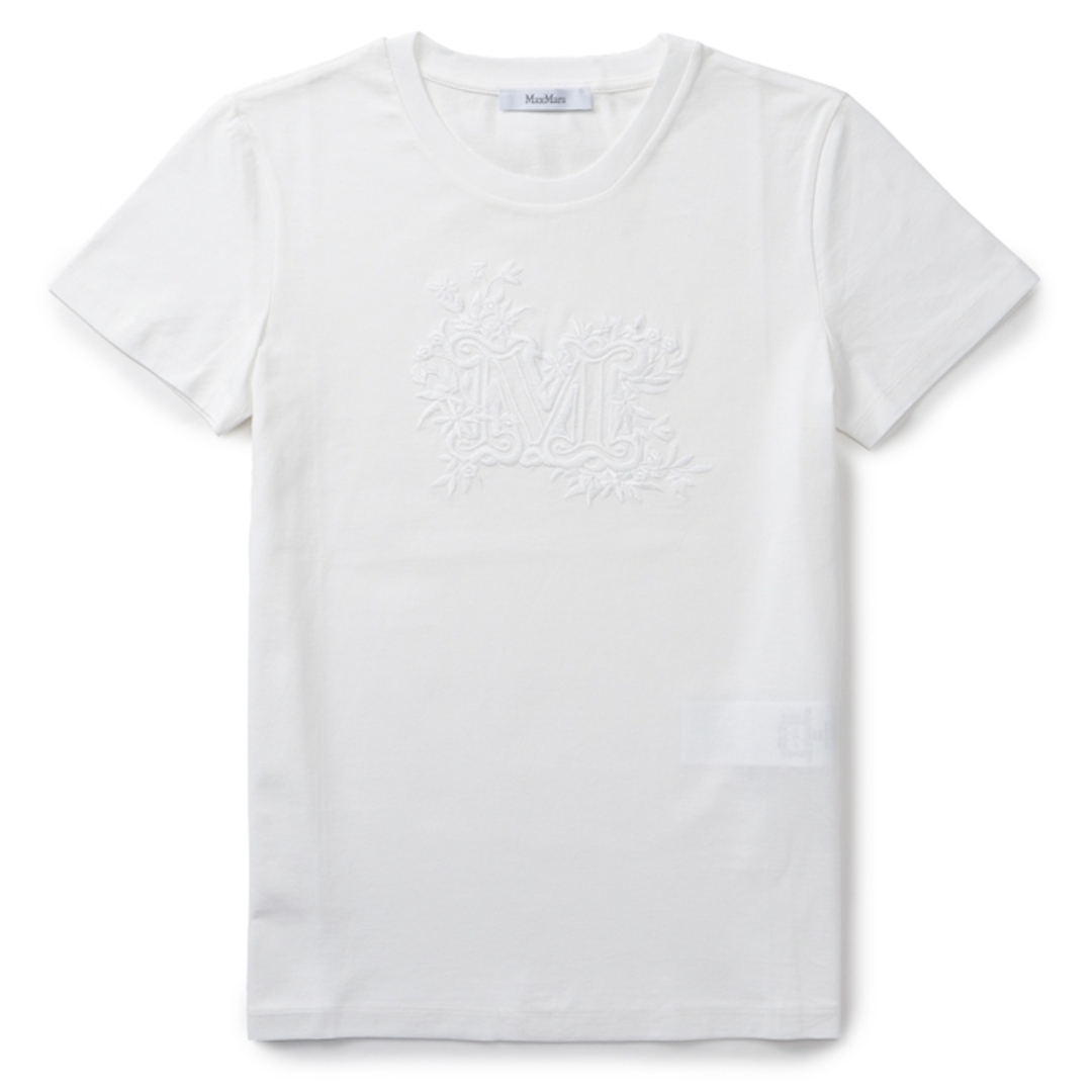 マックスマーラ MAX MARA Tシャツ 半袖 SACHA コットン クルーネック ジャージー ショートスリーブシャツ 2319410132 0006 SETAWH93cm着丈