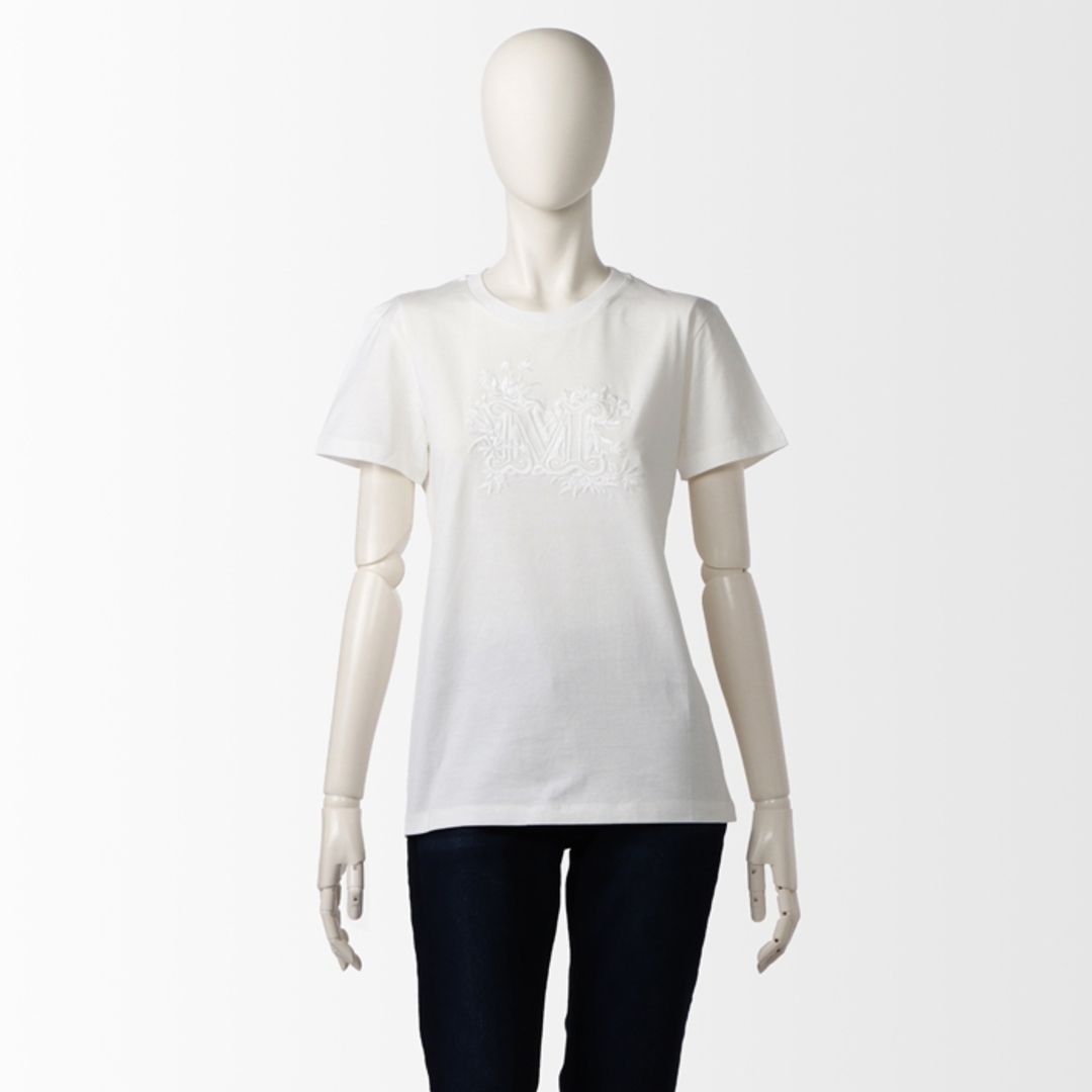 Max Mara(マックスマーラ)のマックスマーラ MAX MARA Tシャツ 半袖 SACHA コットン クルーネック ジャージー ショートスリーブシャツ 2319410132 0006 SETAWH レディースのトップス(Tシャツ(半袖/袖なし))の商品写真