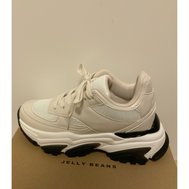 新作JERRY BEANSジェリービーンズレースアップダッドスニーカーLサイズ レディースの靴/シューズ(スニーカー)の商品写真
