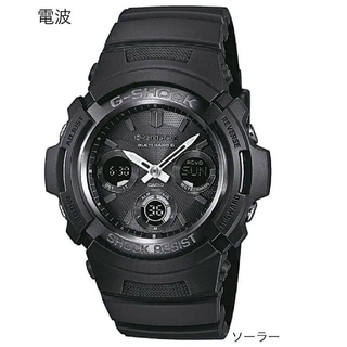 カシオ(CASIO)の新品 未開封 G-SHOCK 電波ソーラー AWG-M100B-1A(腕時計(デジタル))