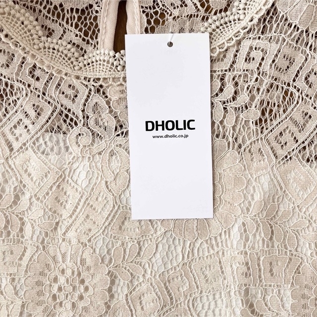 dholic(ディーホリック)の【新品】DHOLIC レーストップス レディースのトップス(シャツ/ブラウス(半袖/袖なし))の商品写真