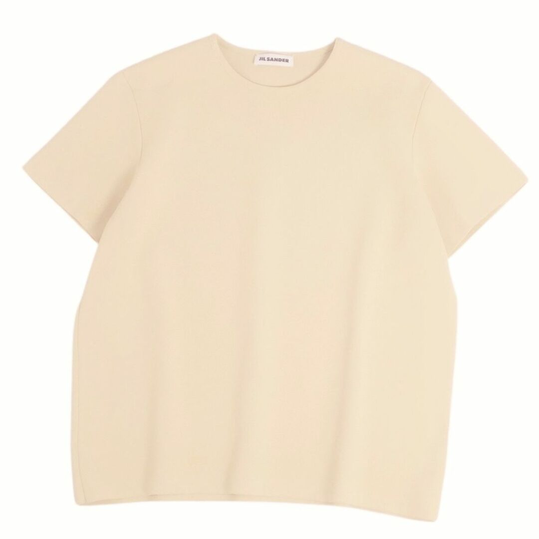 美品 ジルサンダー JIL SANDER Tシャツ カットソー 半袖 ショートスリーブ 無地 ジャージー トップス レディース 32(XS相当)  ライトイエロー | フリマアプリ ラクマ