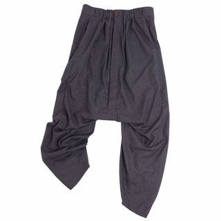 美品 ヴィヴィアンウエストウッドマン Vivienne Westwood MAN パンツ サルエルパンツ ウール ボトムス メンズ 44(S相当) グレーカラーグレー