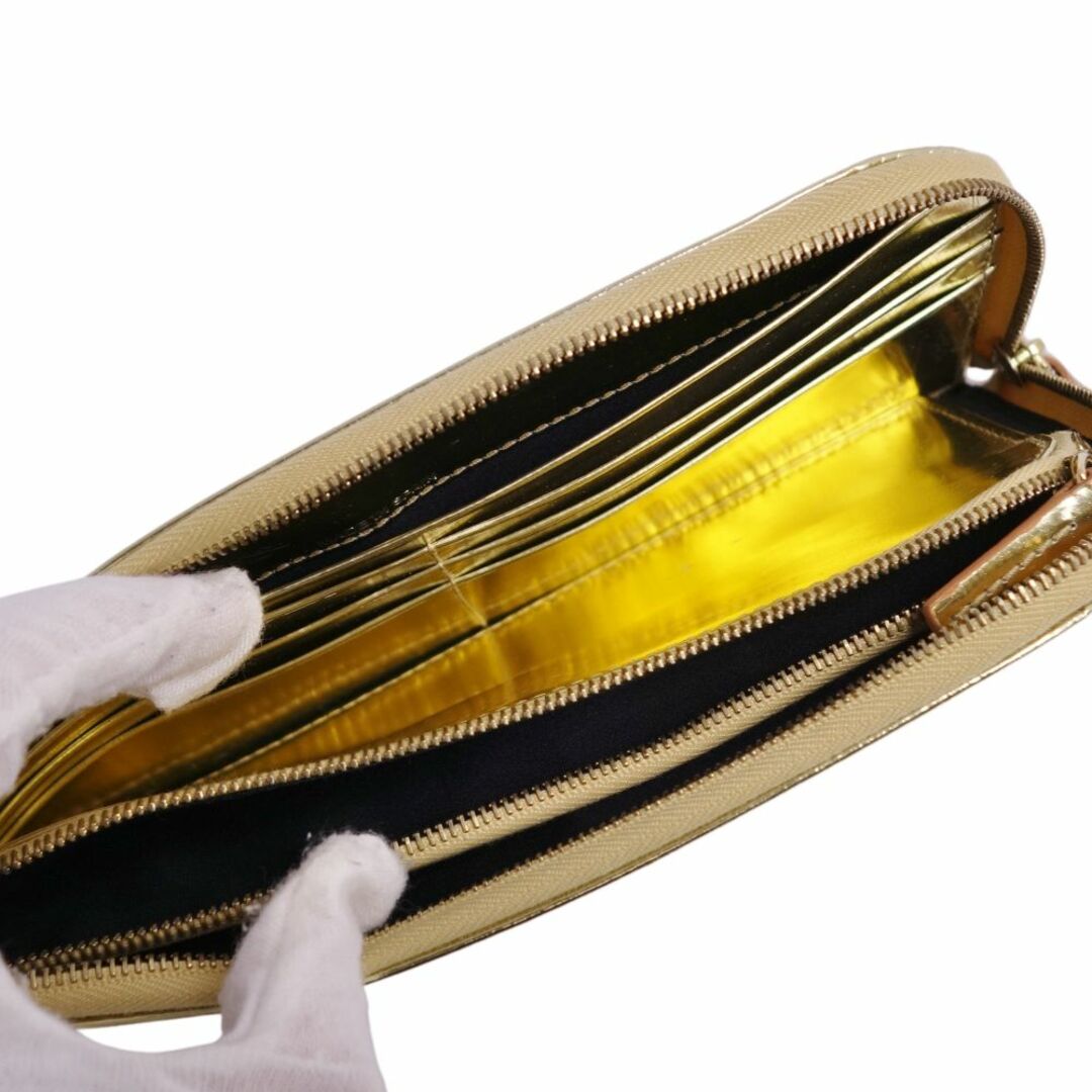 Jil Sander(ジルサンダー)のジルサンダー JIL SANDER 財布 長財布 ロングウォレット レザー メンズ レディース ゴールド レディースのファッション小物(財布)の商品写真