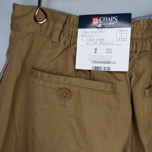 CHAPS(チャップス)のチャップス　リネン　チノショーツ　ショートパンツ　イージーパンツ　ストライプ メンズのパンツ(ショートパンツ)の商品写真