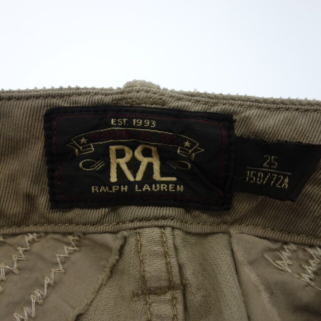 RRL(ダブルアールエル)のRRL コーデュロイパンツ サスペンダーボタン ユーズド加工 25【AFB34】 メンズのパンツ(スラックス)の商品写真