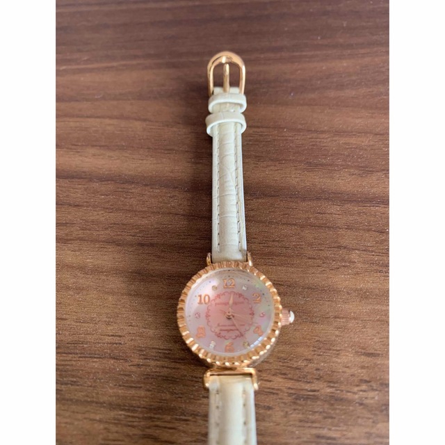 passage mignon(パサージュミニョン)のpassage mignon 腕時計 アイボリー　ピンクゴールド レディースのファッション小物(腕時計)の商品写真