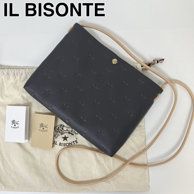 ショルダーバッグ23E04 未使用に近い IL BISONTE イルビゾンテ ショルダーバッグ