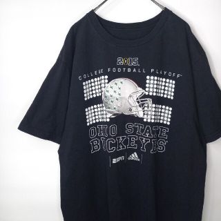 アディダス(adidas)のアディダス　THE GO-TO TEE　Tシャツ　半袖　NFL　黒　L(Tシャツ/カットソー(半袖/袖なし))