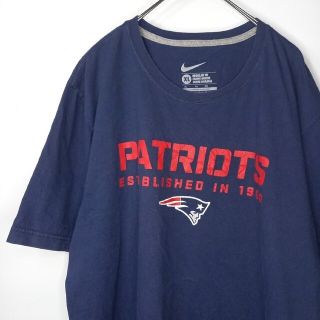 ナイキ(NIKE)のナイキ　フットボール　Tシャツ　半袖　ゲームシャツ　NFL　ペイトリオッツ(Tシャツ/カットソー(半袖/袖なし))