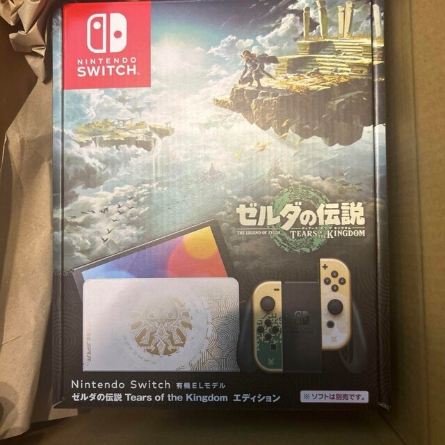 エンタメ/ホビーSwitch ゼルダの伝説 ティアーズ オブ ザ キングダムエディション 本体