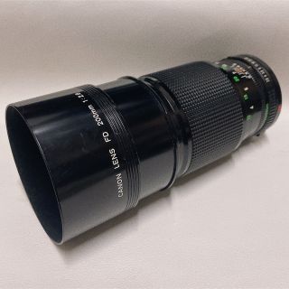 CANON LENS FD 200mm f2.8 単焦点 オールド レンズ