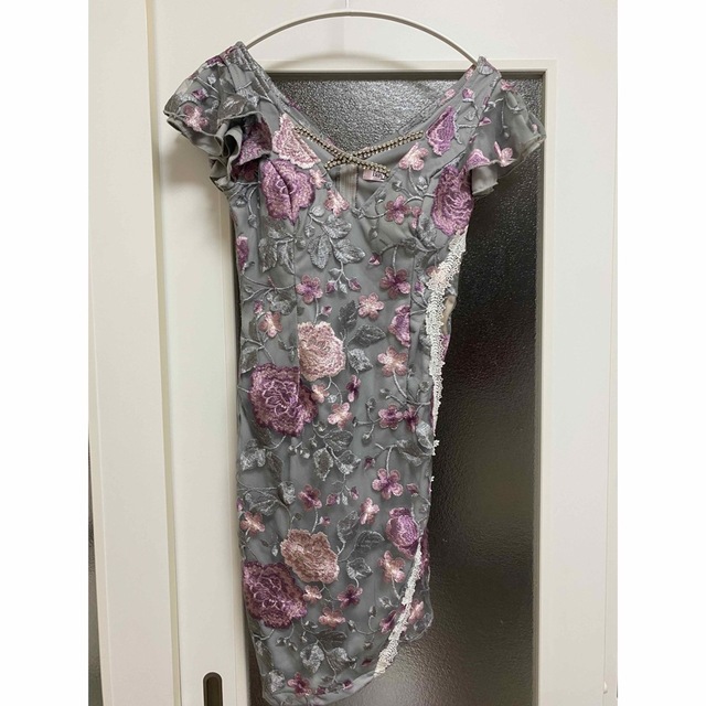 【Bayb Club/ベイビークラブ】花柄刺繍キャバドレス レディースのフォーマル/ドレス(ナイトドレス)の商品写真