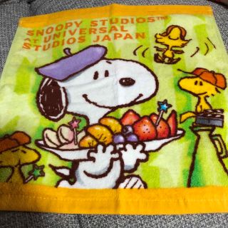 スヌーピー(SNOOPY)の新品　スヌーピー　ハンドタオル　34✖️34(タオル)