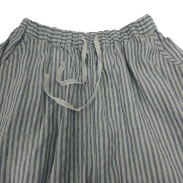 STUDIO CLIP(スタディオクリップ)のスタディオクリップ スカート ロング丈 リネン ストライプ 青系 ベージュ レディースのスカート(ロングスカート)の商品写真