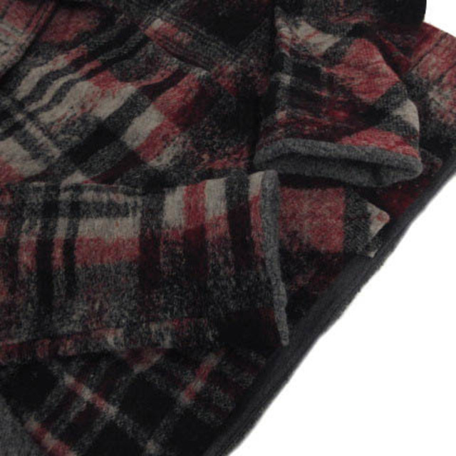 other(アザー)のアコーレ OHLALA ジャケット クロップド丈 起毛 黒 赤 グレー 2 レディースのジャケット/アウター(その他)の商品写真