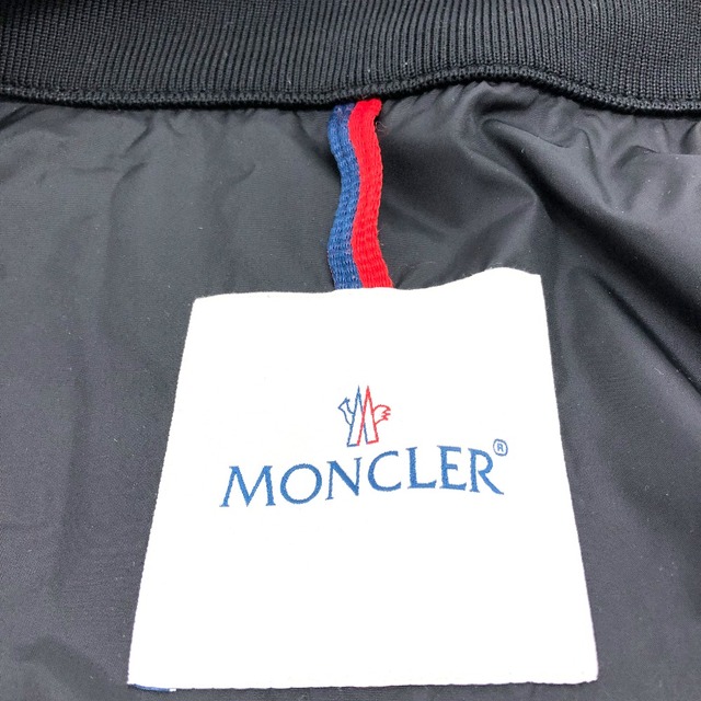モンクレール MONCLER ナイロン アパレル ジップアップ ジャケット ナイロン ブラック 4