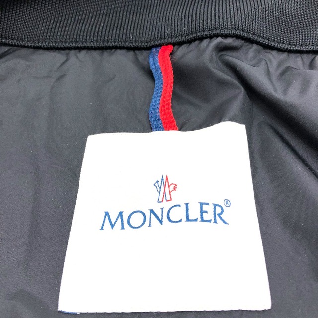 MONCLER(モンクレール)のモンクレール MONCLER ナイロン アパレル ジップアップ ジャケット ナイロン ブラック メンズのジャケット/アウター(マウンテンパーカー)の商品写真