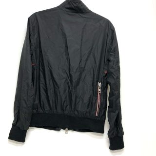 モンクレール MONCLER ナイロン アパレル ジップアップ ジャケット ナイロン ブラック