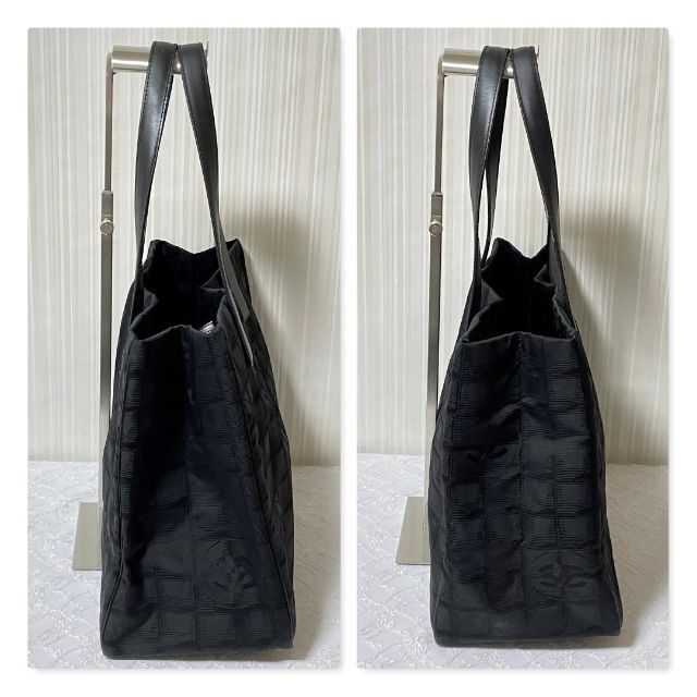 CHANEL - CHANEL シャネル ニュートラベルライン トートバッグ MM 黒の
