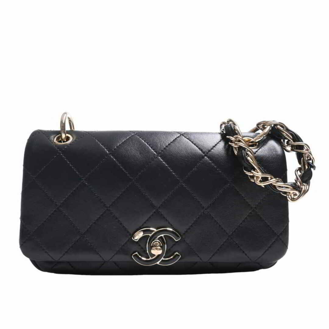 【中古】CHANEL シャネル ラムスキン ミニマトラッセ ココマーク スモールフラップ チェーン ショルダーバッグ AS2317 ブラック by | フリマアプリ ラクマ ★極美品★ CHANEL マトラッセ ラムスキン チェーンショルダーバック ココ