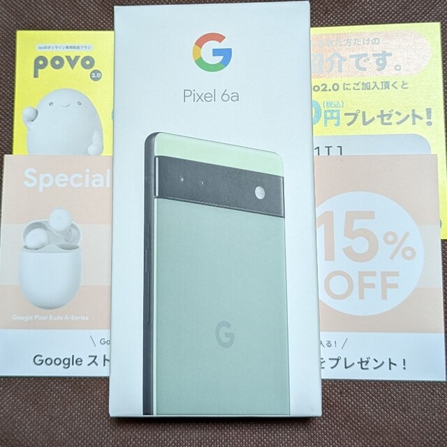 Google Pixel 6a 128gb SIMフリー セージ スマートフォン/携帯電話 Google Pixel 6a 128gb SIMフリー セージ スマートフォン/携帯電話