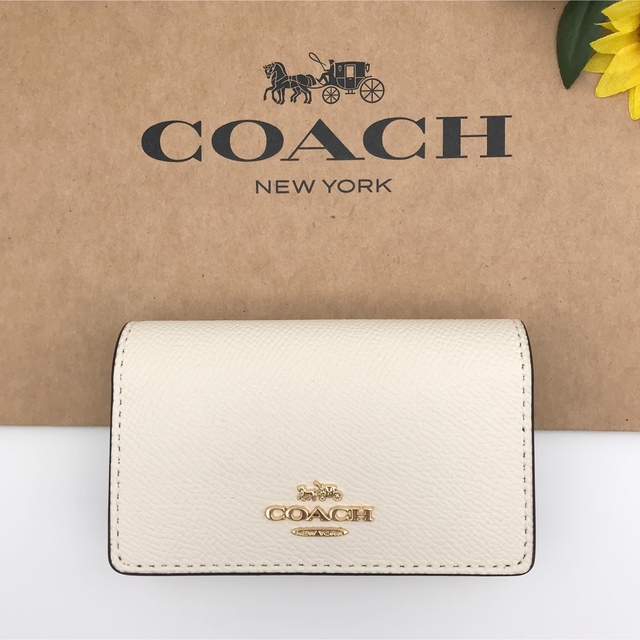 新品　コーチ　COACH キーケース　ホワイト