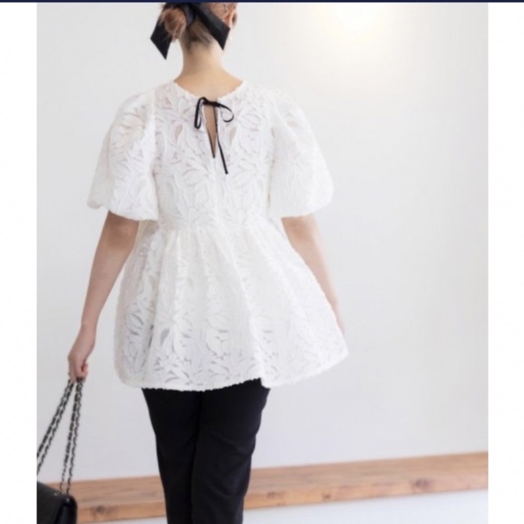akiki babydoll blouse レディースのトップス(シャツ/ブラウス(半袖/袖なし))の商品写真