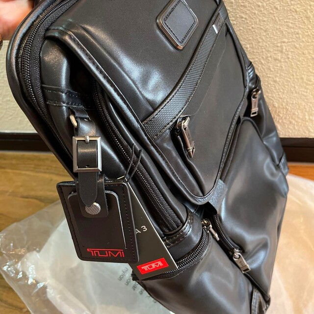 新品✨TUMI alpha3 オールレザー フラップパック smcint.com