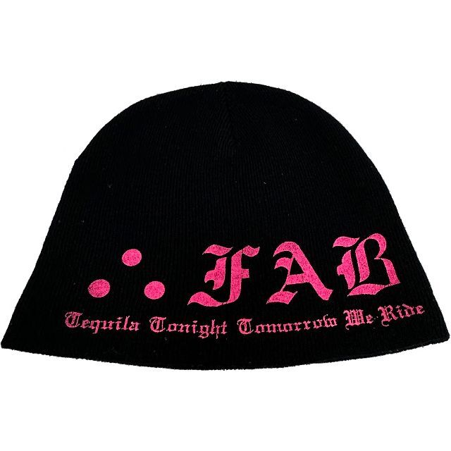 FAB - Logo print beanie メンズの帽子(ニット帽/ビーニー)の商品写真