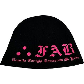 FAB - Logo print beanie(ニット帽/ビーニー)