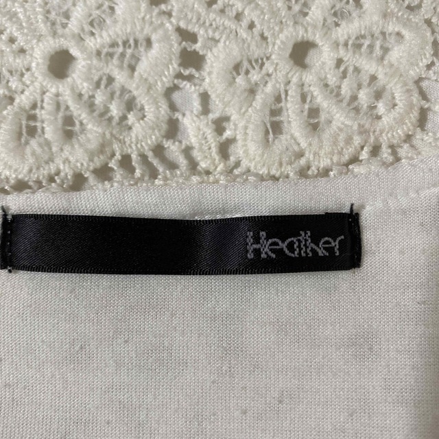 heather(ヘザー)のHeather 花柄レース トップス 半袖 レディースのトップス(カットソー(半袖/袖なし))の商品写真