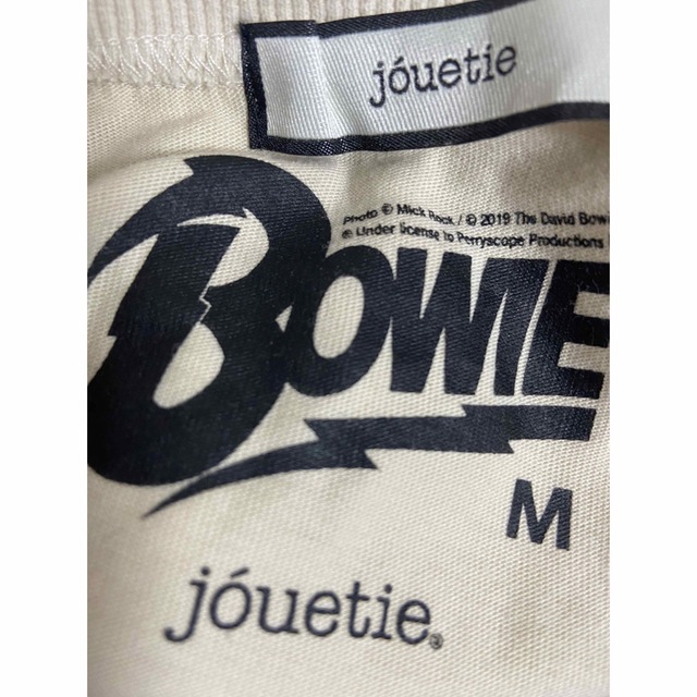 jouetie(ジュエティ)のjouetie デヴィッドボウイ　フィットTシャツ　ジュエティ レディースのトップス(Tシャツ(半袖/袖なし))の商品写真