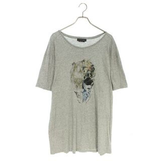 アレキサンダーマックイーン(Alexander McQueen)のアレキサンダーマックイーン  508053 QKZ59 スカルプリントパッチワークTシャツ メンズ XL(Tシャツ/カットソー(半袖/袖なし))