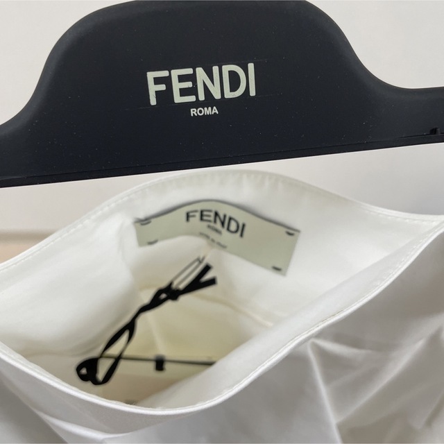 ✿新品未使用タグ付き‼️FENDI段々フリルコットンスカート 3