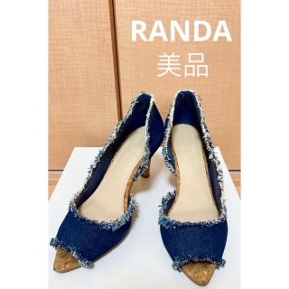 ランダ(RANDA)のRANDA デニムパンプス ヒール ランダ (ハイヒール/パンプス)