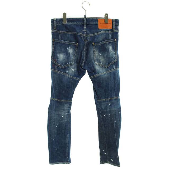 ディースクエアード 19AW S74LB0594 クラッシュペンキ加工デニムパンツ