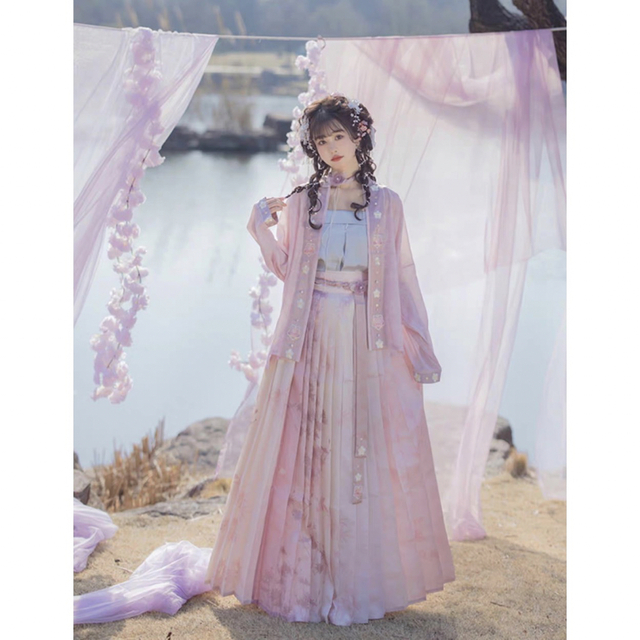 中国伝統の服　ロングスカート(百迭裙)