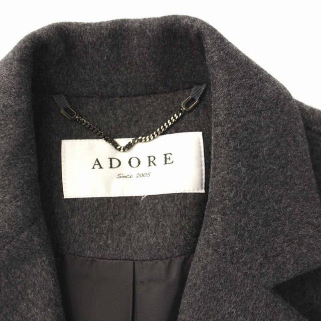 アドーア チェスターコート ロング ウール アウター 36 S