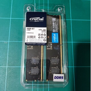 crucial DDR5-4800 16GB (8GB×2)(PCパーツ)