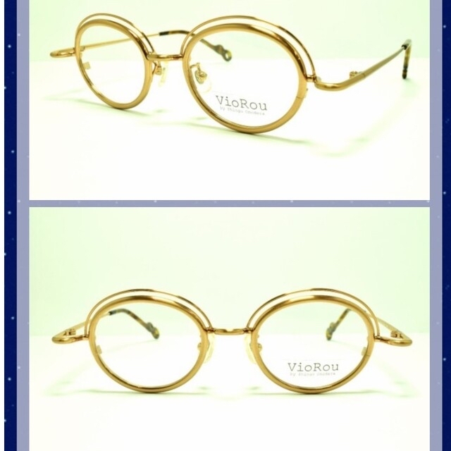 希少　viorou ヴィオルー　asaki　アサキ　限定品　ピンクゴールド レディースのファッション小物(サングラス/メガネ)の商品写真