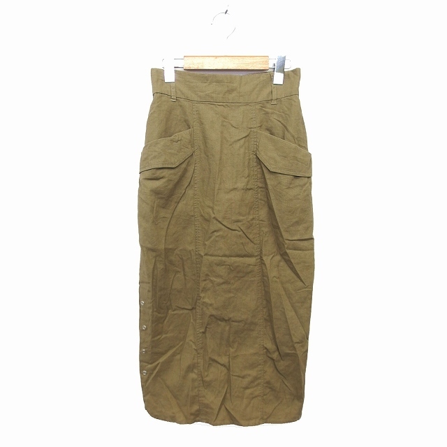 URBAN RESEARCH(アーバンリサーチ)のアーバンリサーチ スカート トラペーズ ロング リネン混 コットン混 透け感 F レディースのスカート(ロングスカート)の商品写真