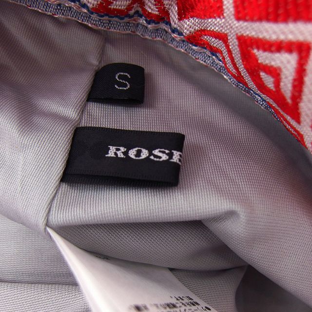 ROSE BUD(ローズバッド)のローズバッド スカート トラペーズ ロング スリット バックジップ S レッド レディースのスカート(ロングスカート)の商品写真