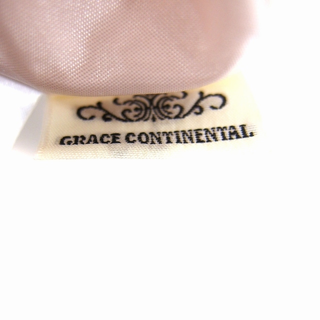 GRACE CONTINENTAL(グレースコンチネンタル)のグレースコンチネンタル シルク フレアスリーブ ワンピース ひざ丈 ストレート レディースのワンピース(ロングワンピース/マキシワンピース)の商品写真