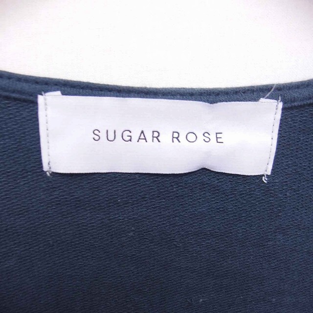 Sugar Rose(シュガーローズ)のシュガーローズ ワンピース レース ひざ丈 丸首 ノースリーブ F 白 緑 レディースのワンピース(ひざ丈ワンピース)の商品写真