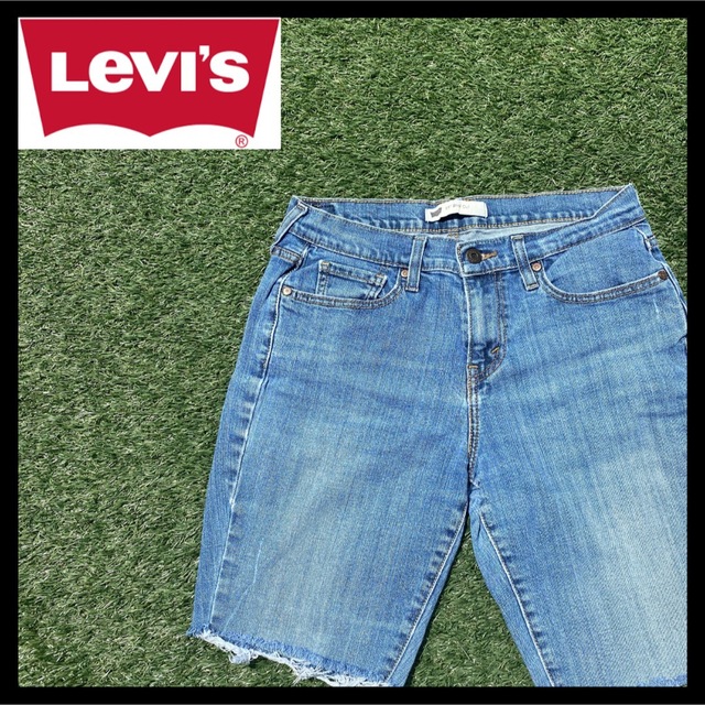 Levi's(リーバイス)のリーバイス 515 Sサイズ ブルーデニム ジーンズ ハーフパンツ メンズのパンツ(デニム/ジーンズ)の商品写真