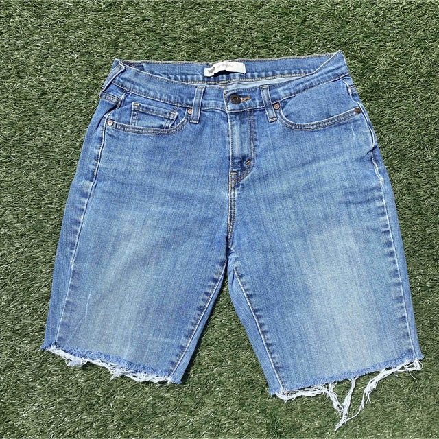 Levi's(リーバイス)のリーバイス 515 Sサイズ ブルーデニム ジーンズ ハーフパンツ メンズのパンツ(デニム/ジーンズ)の商品写真