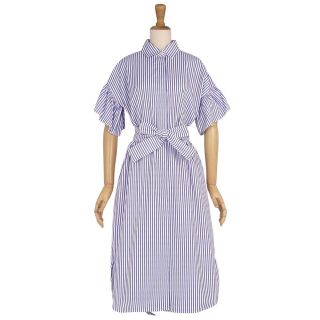 週末値下げ　Max Mara 美品　近年もの　ジャケット　ブルーストライプ