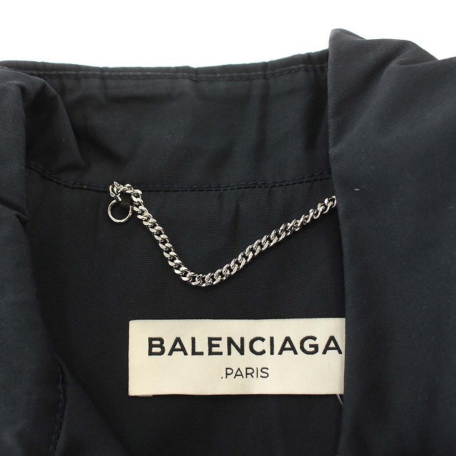 Balenciaga(バレンシアガ)のバレンシアガ BALENCIAGA トレンチコート ロング 34 S ネイビー レディースのジャケット/アウター(トレンチコート)の商品写真
